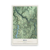 Map of Bell, Westmoreland County, Pennsylvania, 12 x 18 inch unframed archival matte print