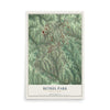 Map of Bethel Park, Pennsylvania, 12 x 18 inch unframed archival matte print