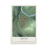 Map of Bolivar, Pennsylvania, 12 x 18 inch unframed archival matte print