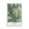 Map of Bon Air, Pennsylvania, 12 x 18 inch unframed archival matte print