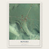 Boyers, Pennsylvania map print, the full design