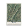 Map of Brady, Huntingdon County, Pennsylvania, 12 x 18 inch unframed archival matte print