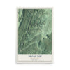 Map of Broad Top, Pennsylvania, 12 x 18 inch unframed archival matte print