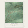 Buck Run, Pennsylvania map print, the full design