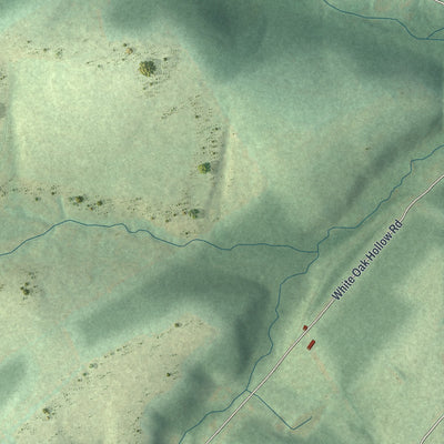Second close-up of the map of Callimont, Pennsylvania print showing more streets and buildings
