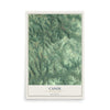 Map of Canoe, Pennsylvania, 12 x 18 inch unframed archival matte print