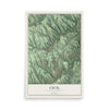 Map of Cecil, Pennsylvania, 12 x 18 inch unframed archival matte print