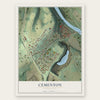 Cementon, Pennsylvania map print, the full design