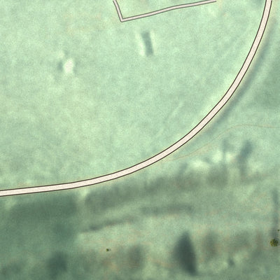 Second close-up of the map of Centralia, Pennsylvania print showing more streets and buildings