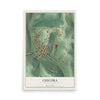 Map of Chicora, Pennsylvania, 12 x 18 inch unframed archival matte print