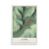 Map of Clymer, Indiana County, Pennsylvania, 12 x 18 inch unframed archival matte print