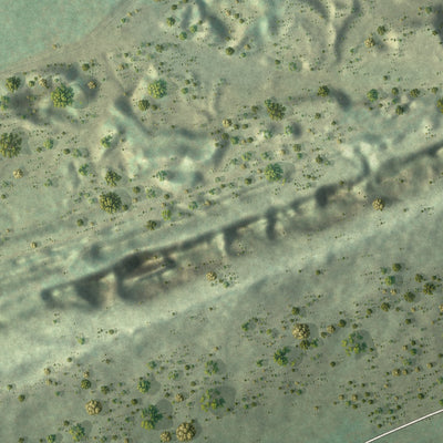 Second close-up of the map of Coaldale, Schuylkill County, Pennsylvania print showing more streets and buildings