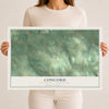 Map of Concord, Erie County, Pennsylvania, 12 x 18 inch unframed archival matte print