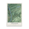 Map of Conyngham, Luzerne County, Pennsylvania, 12 x 18 inch unframed archival matte print