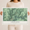 Map of Cornplanter, Pennsylvania, 12 x 18 inch unframed archival matte print
