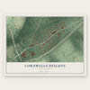 Cornwells Heights, Pennsylvania map print, the full design