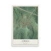 Map of Corsica, Pennsylvania, 12 x 18 inch unframed archival matte print