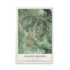 Map of Crafton Heights, Pennsylvania, 12 x 18 inch unframed archival matte print