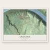 Crucible, Pennsylvania map print, the full design