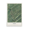 Map of Derry, Mifflin County, Pennsylvania, 12 x 18 inch unframed archival matte print