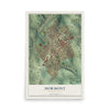 Map of Dormont, Pennsylvania, 12 x 18 inch unframed archival matte print