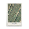 Map of Dublin, Huntingdon County, Pennsylvania, 12 x 18 inch unframed archival matte print