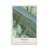 Map of Dunlevy, Pennsylvania, 12 x 18 inch unframed archival matte print