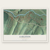 Earlston, Pennsylvania map print, the full design
