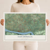 Map of East Donegal, Pennsylvania, 12 x 18 inch unframed archival matte print