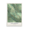 Map of East Fairfield, Pennsylvania, 12 x 18 inch unframed archival matte print