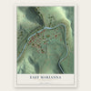 East Marianna, Pennsylvania map print, the full design