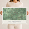 Map of East Marlborough, Pennsylvania, 12 x 18 inch unframed archival matte print