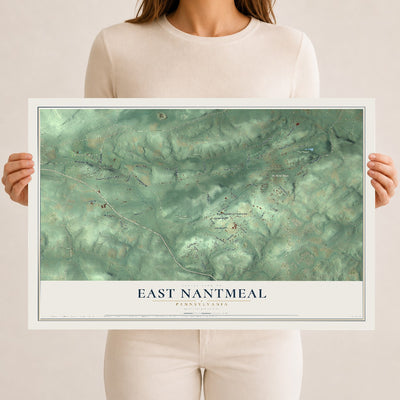 Map of East Nantmeal, Pennsylvania, 12 x 18 inch unframed archival matte print