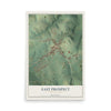 Map of East Prospect, Pennsylvania, 12 x 18 inch unframed archival matte print