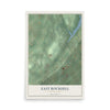 Map of East Rockhill, Pennsylvania, 12 x 18 inch unframed archival matte print