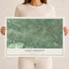 Map of East Vincent, Pennsylvania, 12 x 18 inch unframed archival matte print