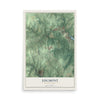 Map of Edgmont, Pennsylvania, 12 x 18 inch unframed archival matte print