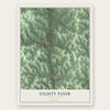 Eighty Four, Pennsylvania map print, the full design