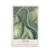 Map of Exeter, Wyoming County, Pennsylvania, 12 x 18 inch unframed archival matte print