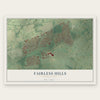 Fairless Hills, Pennsylvania map print, the full design