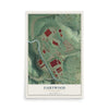 Map of Fairywood, Pennsylvania, 12 x 18 inch unframed archival matte print