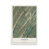 Map of Fannett, Pennsylvania, 12 x 18 inch unframed archival matte print