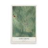 Map of Fawn Grove, Pennsylvania, 12 x 18 inch unframed archival matte print