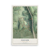 Map of Fineview, Pennsylvania, 12 x 18 inch unframed archival matte print