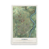 Map of Forks, Northampton County, Pennsylvania, 12 x 18 inch unframed archival matte print
