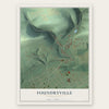 Foundryville, Pennsylvania map print, the full design