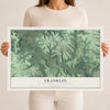 Map of Franklin, Beaver County, Pennsylvania, 12 x 18 inch unframed archival matte print