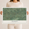 Map of Franklin, Snyder County, Pennsylvania, 12 x 18 inch unframed archival matte print