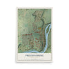 Map of Freemansburg, Pennsylvania, 12 x 18 inch unframed archival matte print