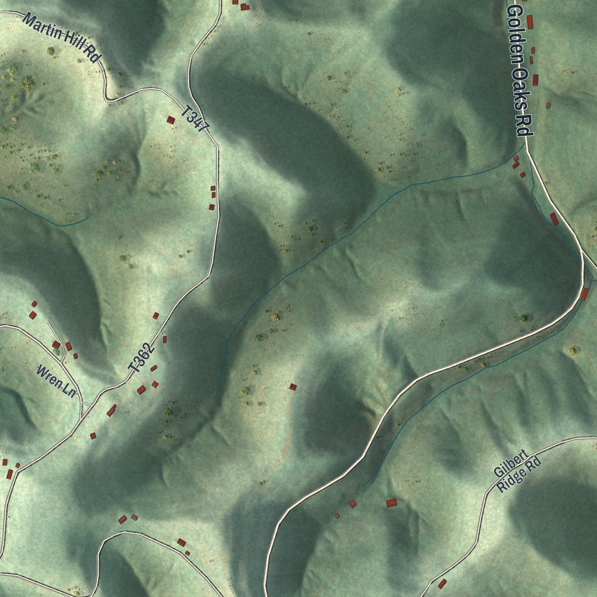 Close-up of the map of Freeport, Greene County, Pennsylvania print showing street and building detail